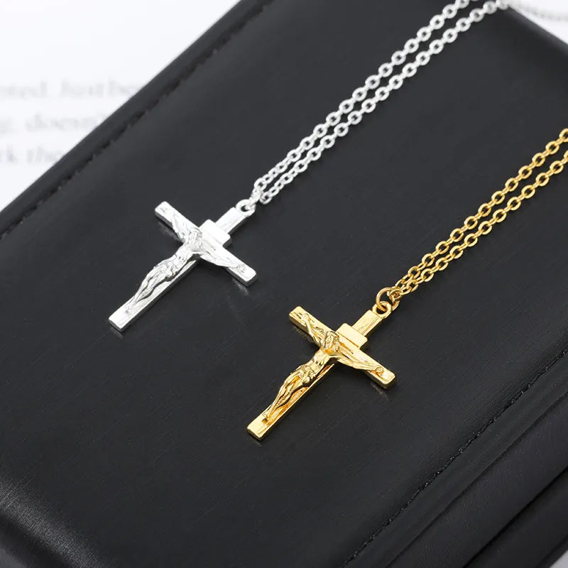Jesus Cross Necklace For Women