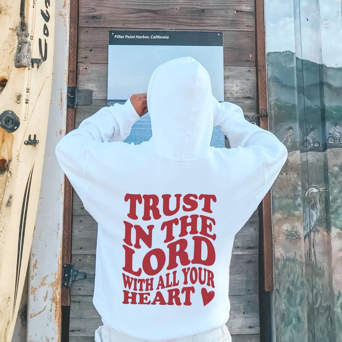 Trust in the Lord Trendy Jesus Hoodie